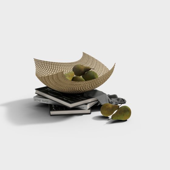 Rattan Bowl 3D model