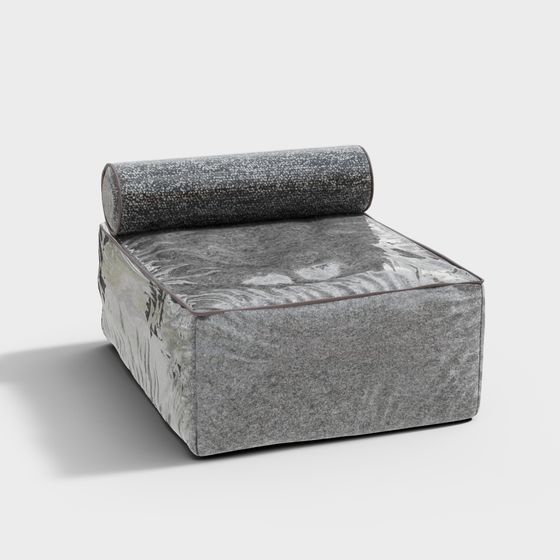 Stylish Low-Poly Sofa Chair 3D model for Creative Projects