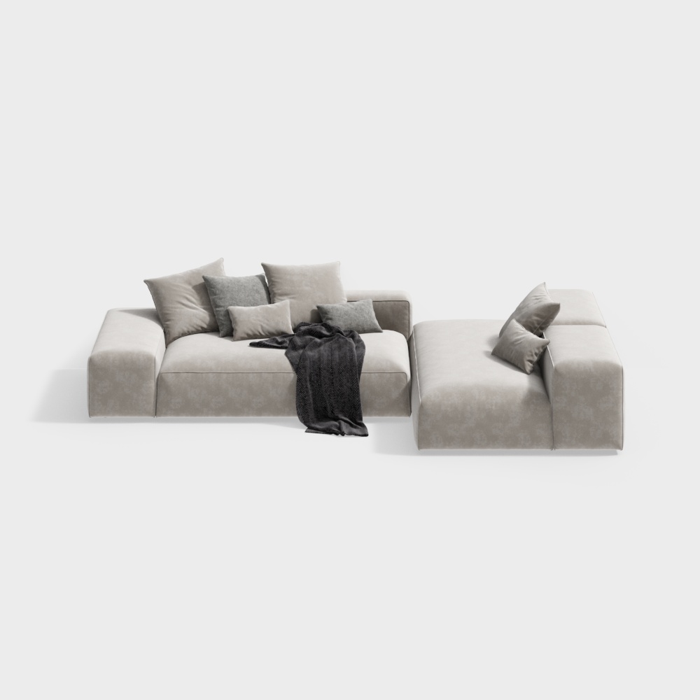 Modern Multi-Person Sofa