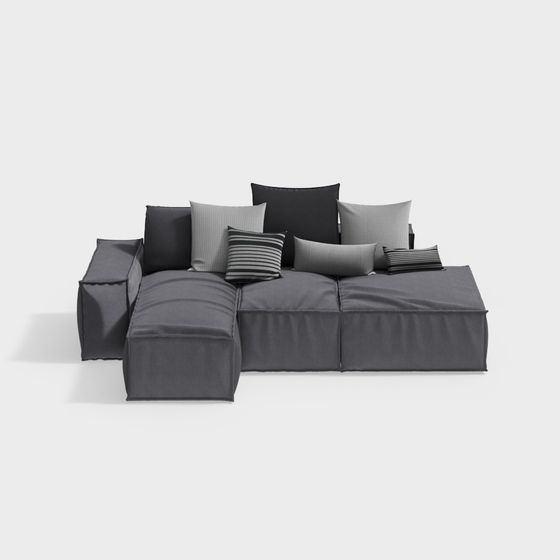 Urban Comfort 3D Model Sofa