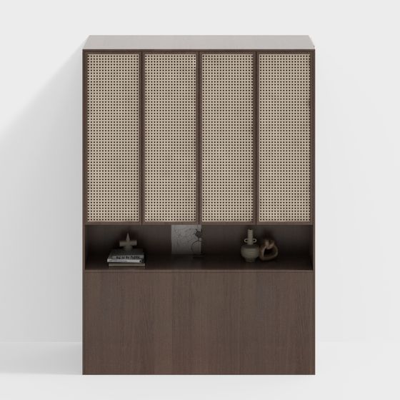 Perforated Panel Cabinet 3D model