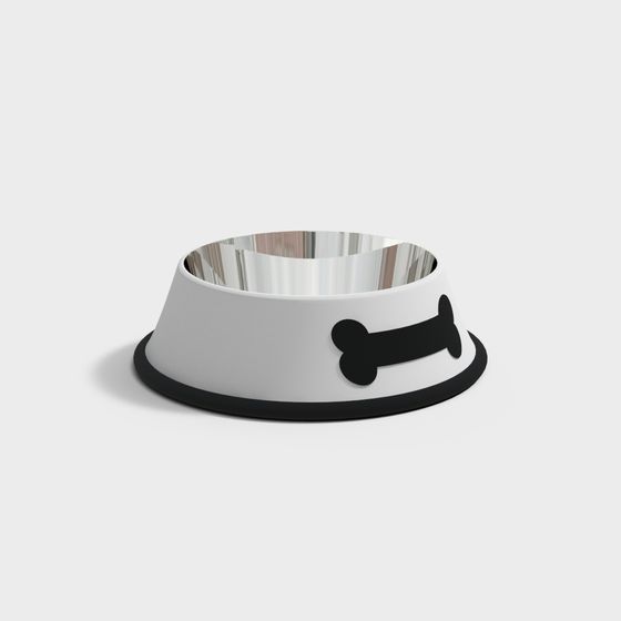 Unique Low-Poly Pet Bowl 3D model