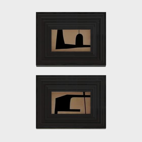 Abstract Frames 3D model - Minimalist Art Design