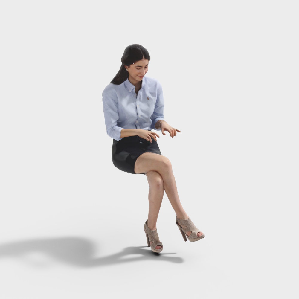 Sitting Businesswoman