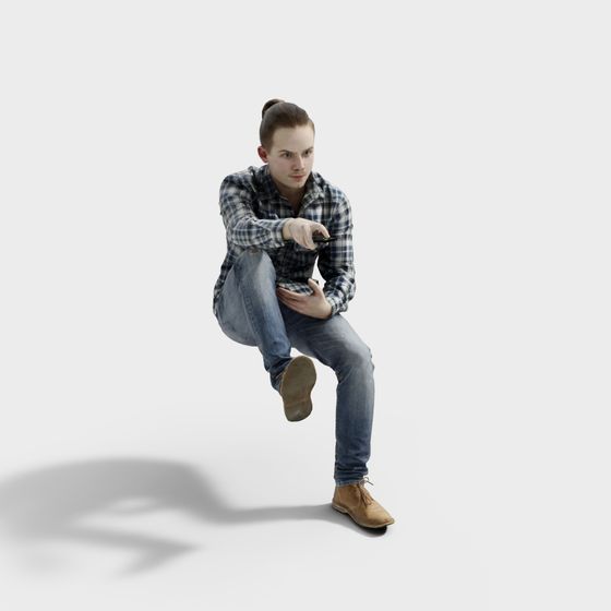 Urban Wanderer 3D Model for Creative Projects