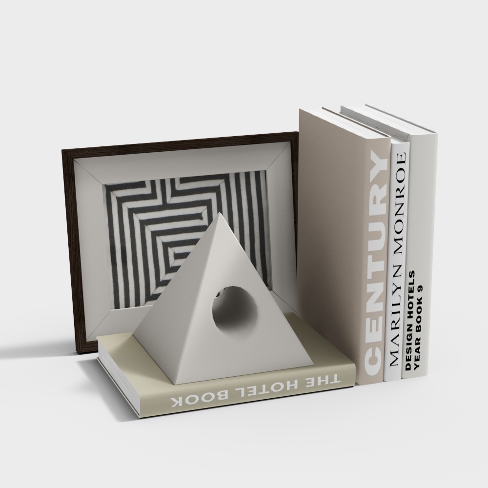 Modern Bookshelf Ornament