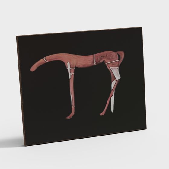 Futuristic Mechanical Dog 3D model