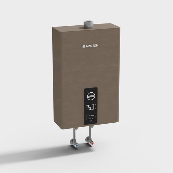 Stylish Ariston Electric Water Heater 3D model