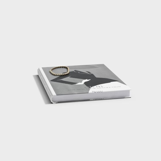 Book with Bracelet Low-Poly 3D Model