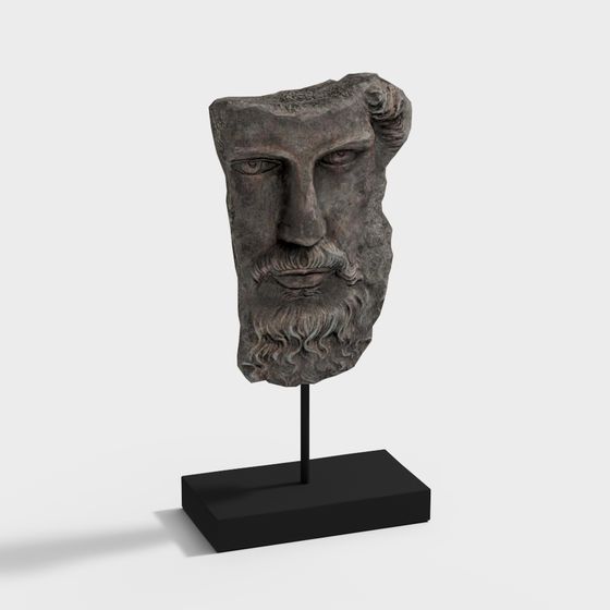 Ancient Sage Bust 3D Model