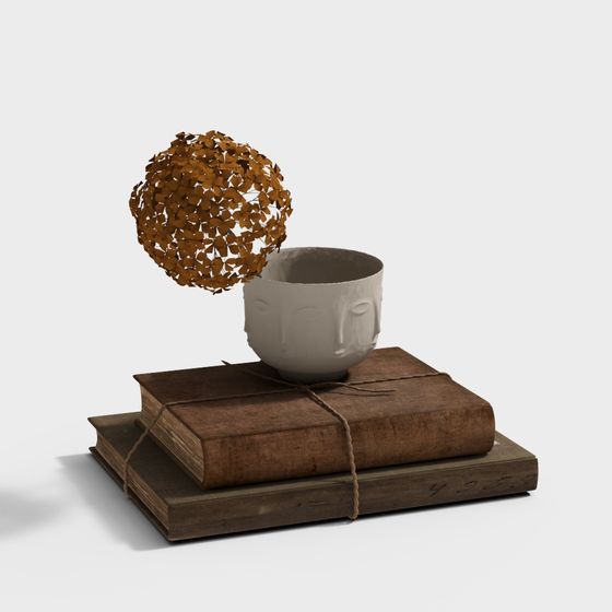 Knowledge Light Low-Poly 3D Model