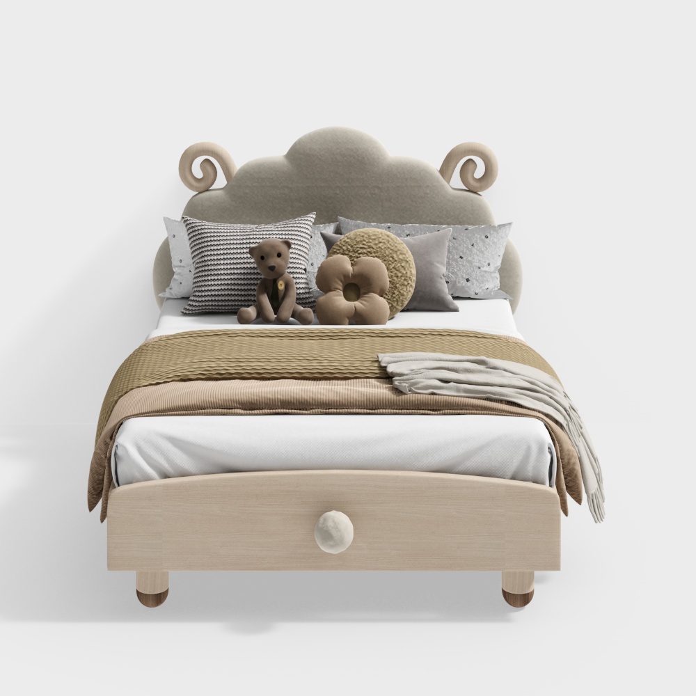 Letto per Bambini in Stile Europeo