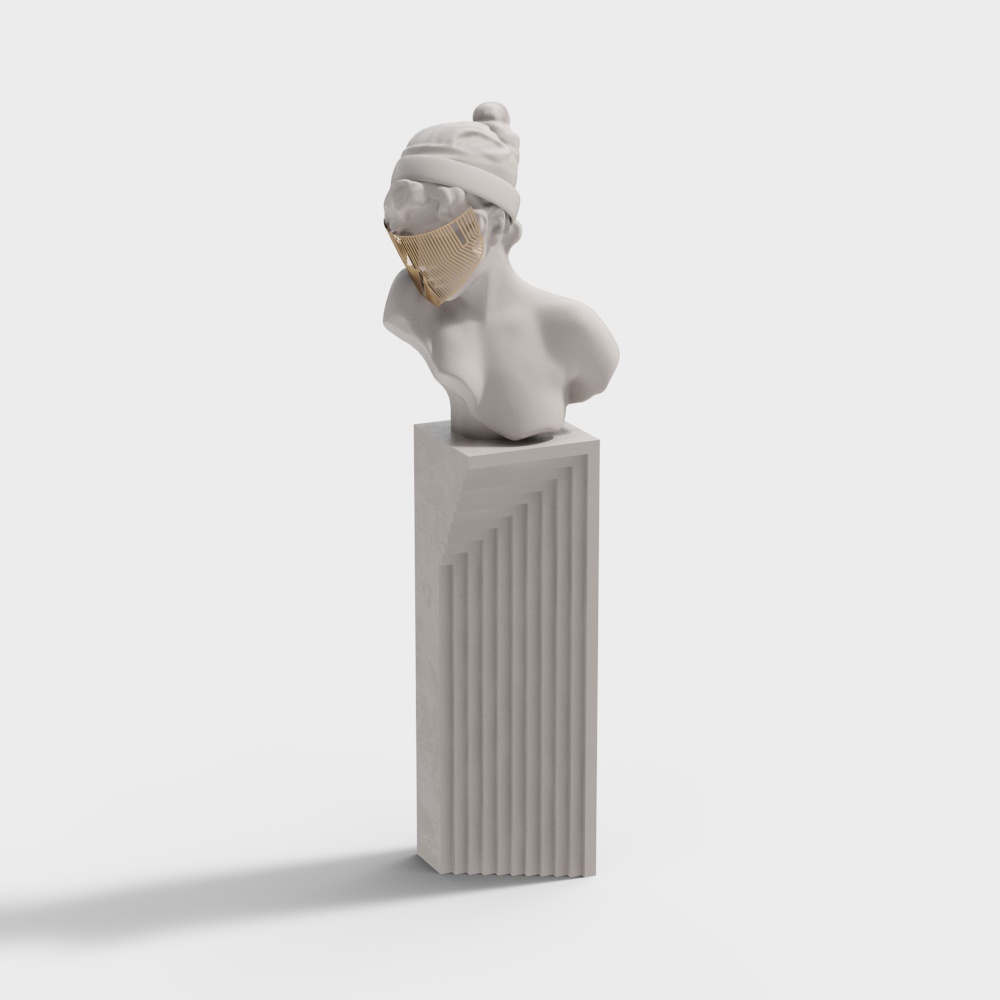 Plaster Statue Ornament