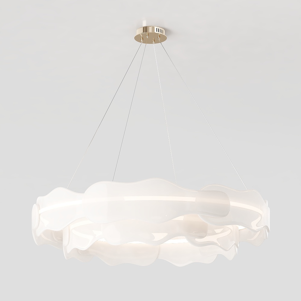 Modern Cream Style Guest Restaurant Pendant Lamp