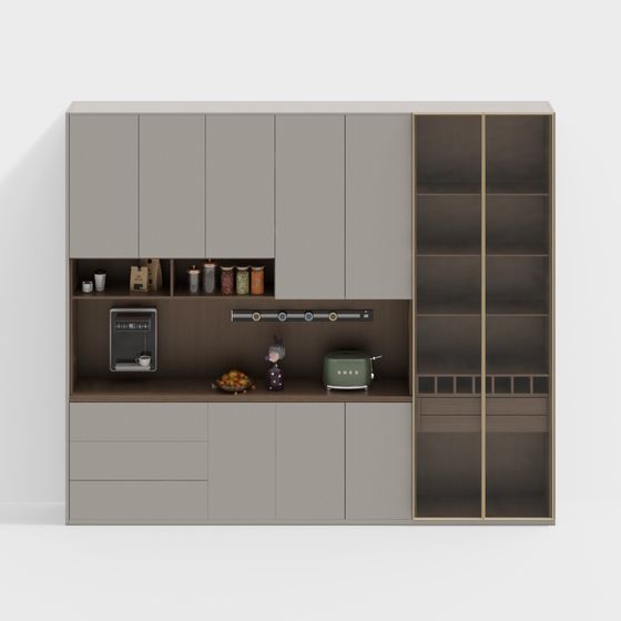 Modern Cream Style Sideboard