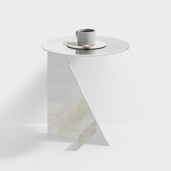 Flowline Side Table 3D model