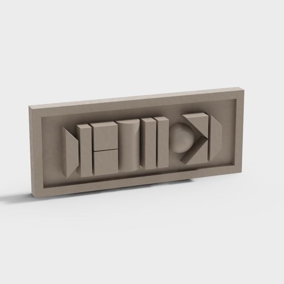 Urban Geometry 3D model for Creative Projects