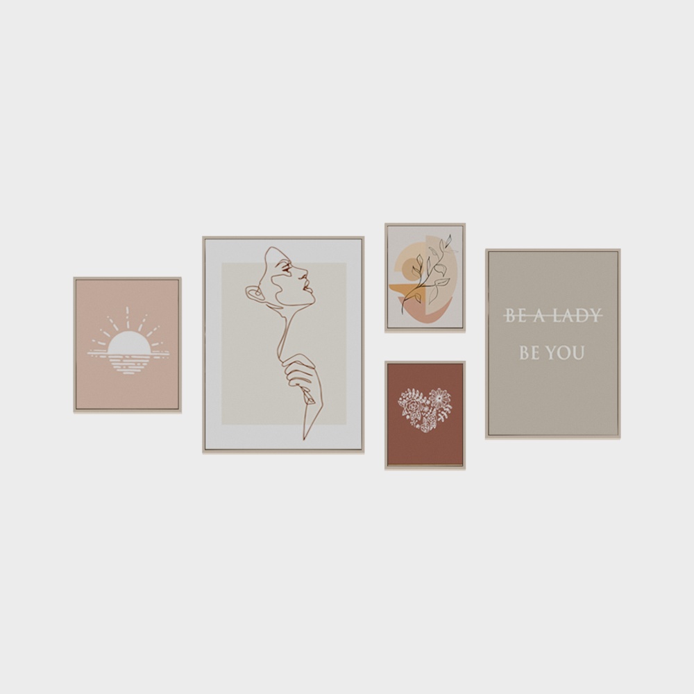 Modern Cream Style Photo Wall