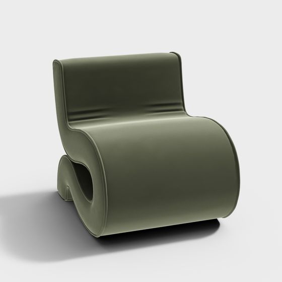 Stylish Low-Poly Chair 3D model