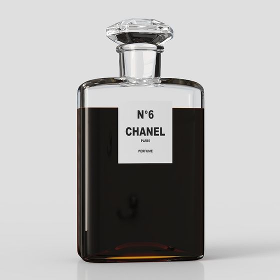 Chanel No.6 Perfume Bottle 3D model