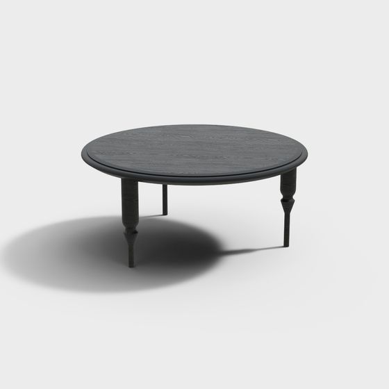 Stylish Round Table 3D model for Contemporary Spaces