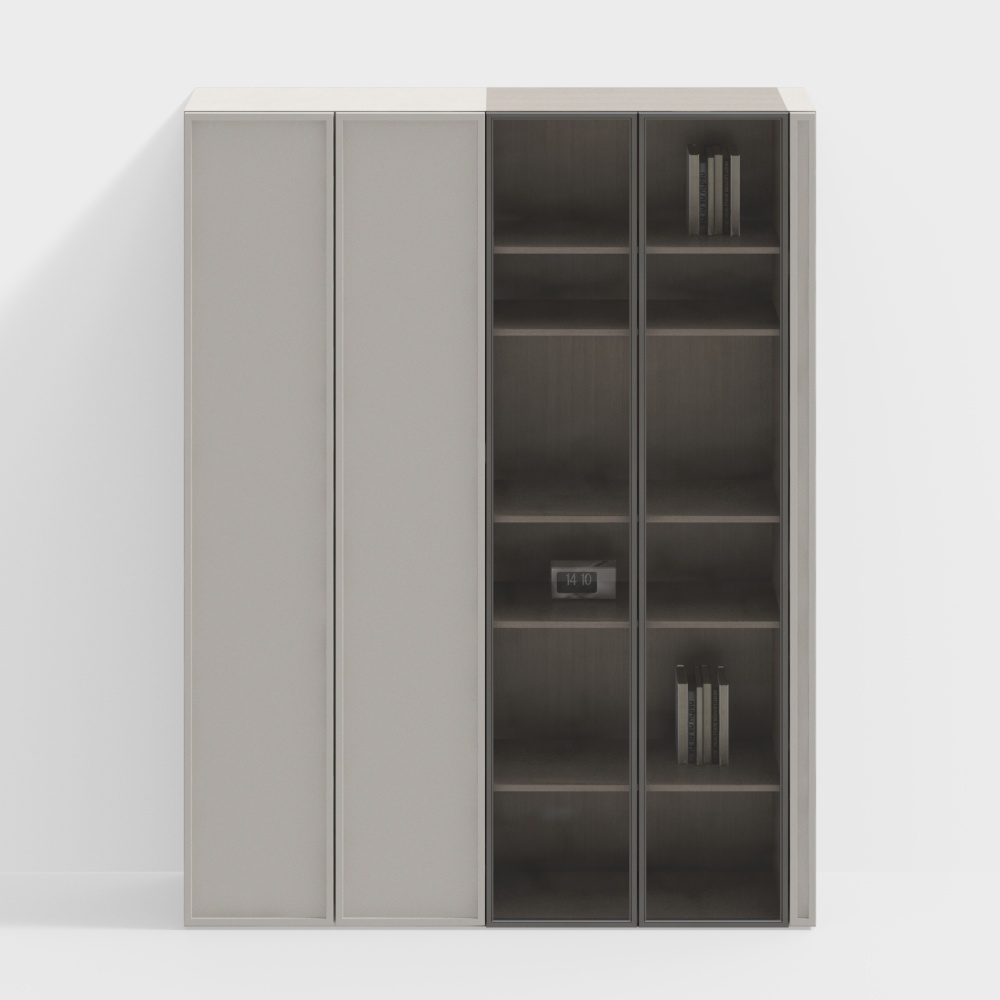 Modern Cream Style Bookcase