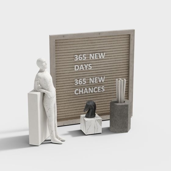 365 Days of Possibilities 3D model