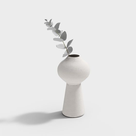 Unique Low-Poly Vase 3D model Design