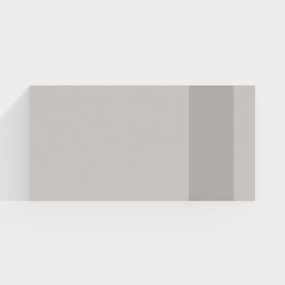 Urban Stripe 3D model - Minimalist Design