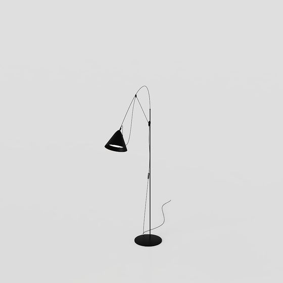 Sleek Floor Lamp 3D model