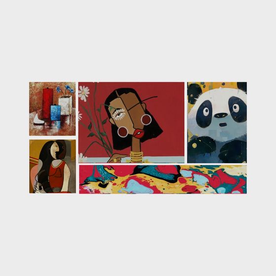 Abstract Art Puzzle 3D model