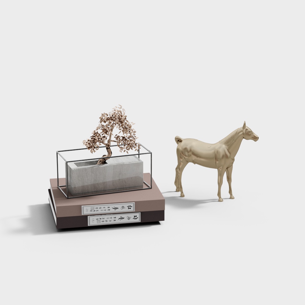 New Chinese-Style Bedside Table Decorations