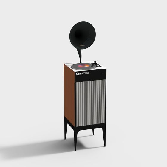 Gramovox Gramophone 3D model