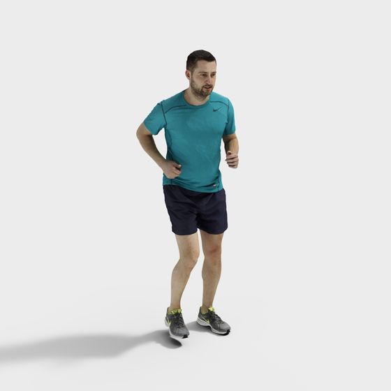 Dynamic City Runner 3D model for Creative Projects