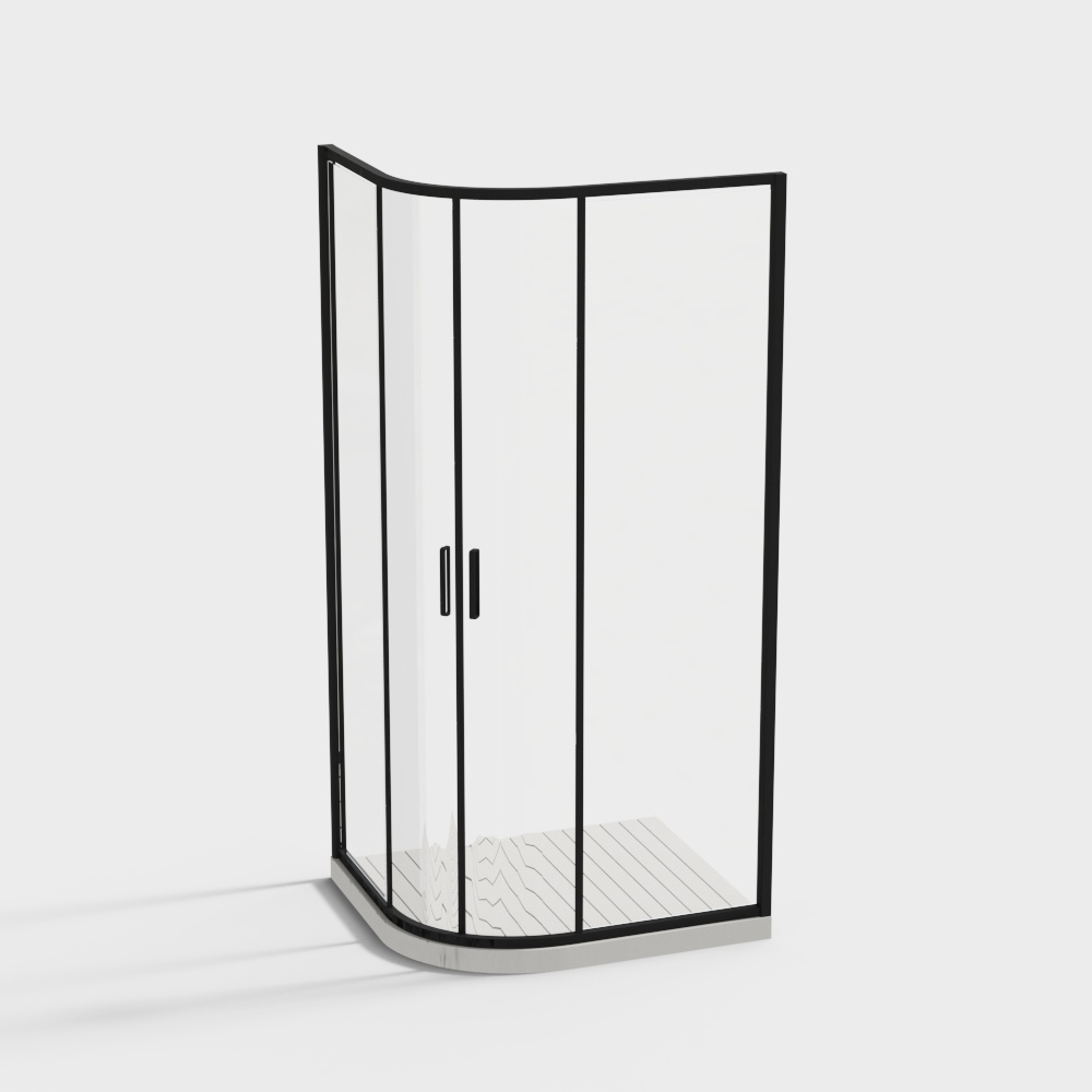 ฉากกั้นกระจกในห้องน้ำ