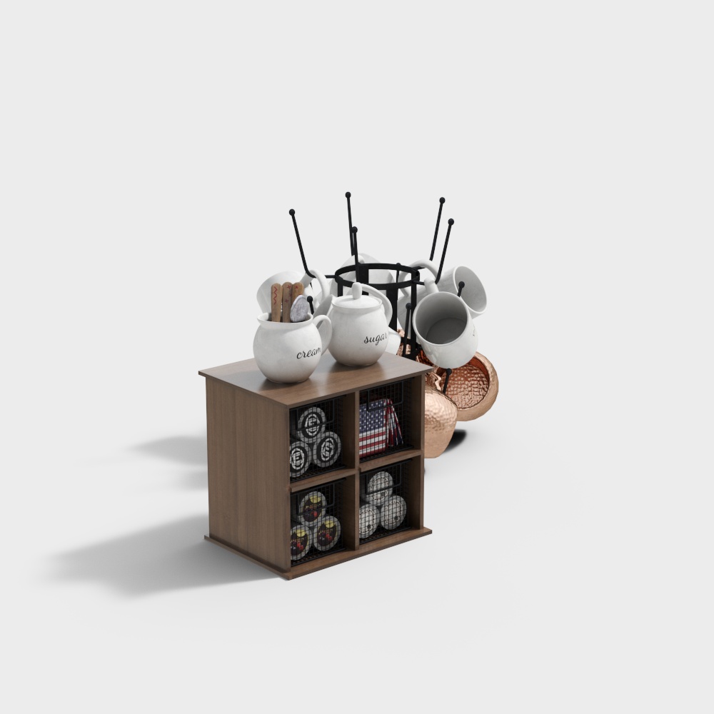 Modern Kitchen Cup Set Ornament