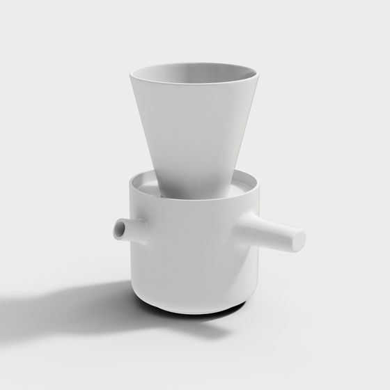 Unique Cone-Shaped Dripper 3D model