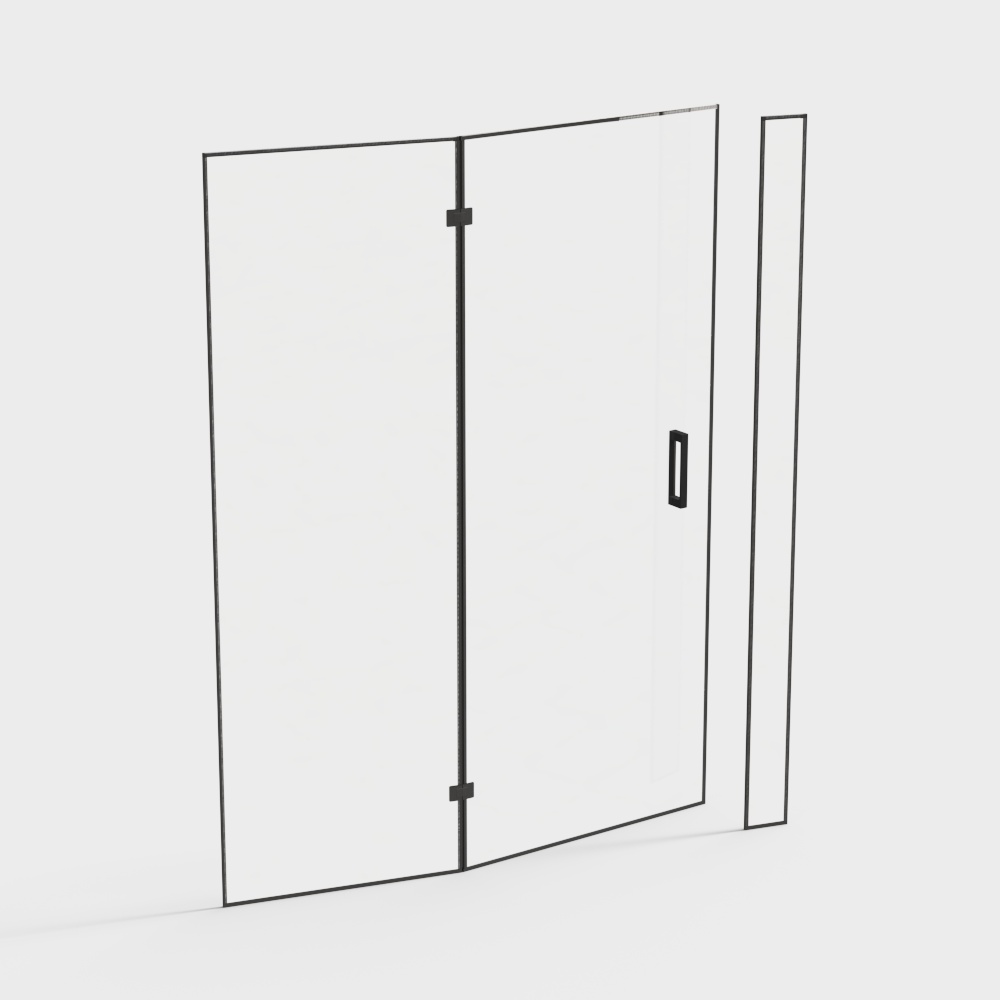 Modern Bathroom Glass Partition