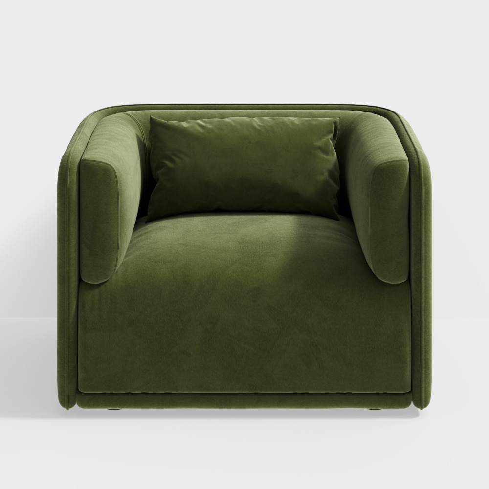 Modern Fendi Single Sofa