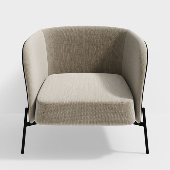 Cozy Lounge Chair 3D model