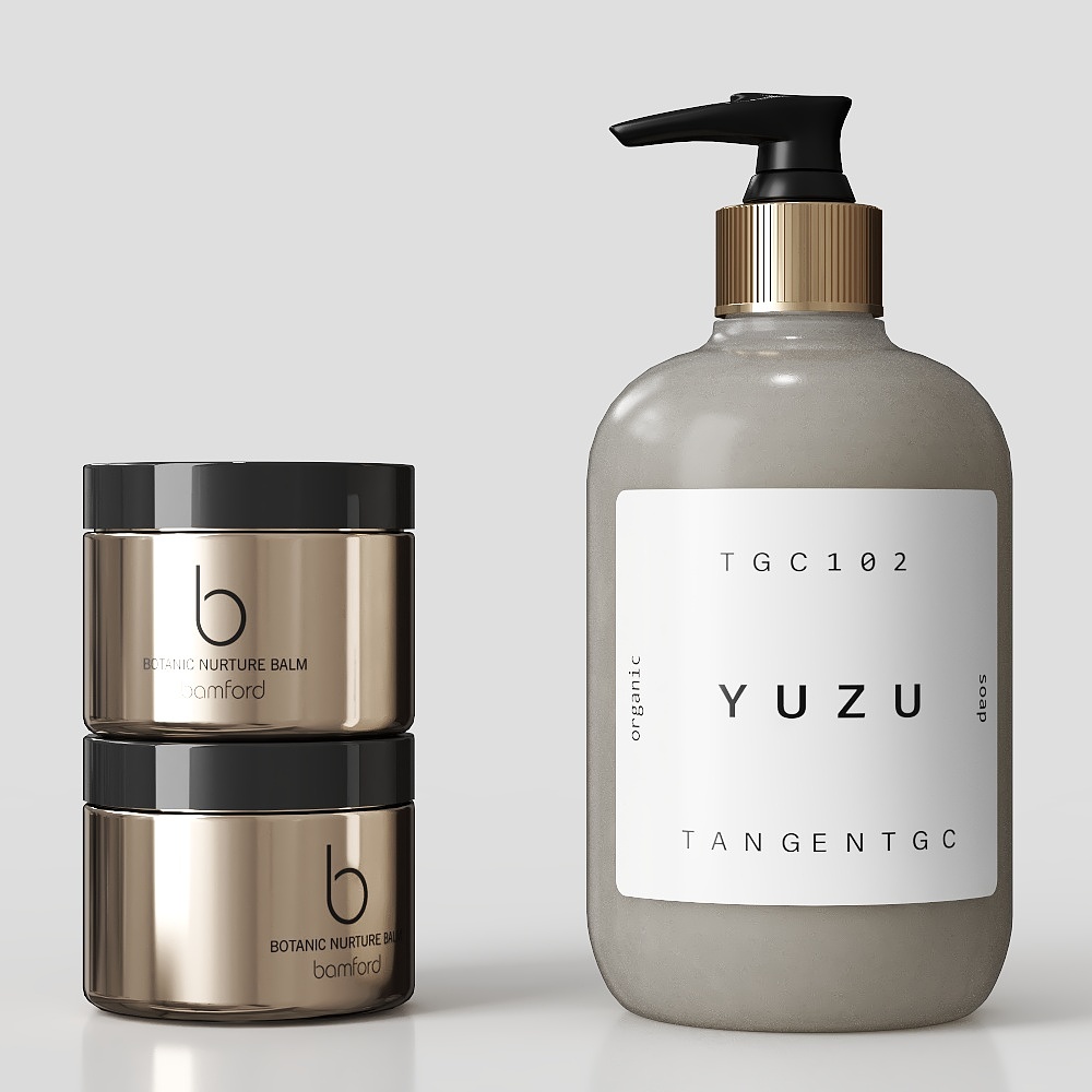 Produits de toilette pour salle de bain