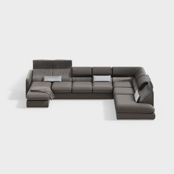 Modern Luxury U-Shaped Sofa