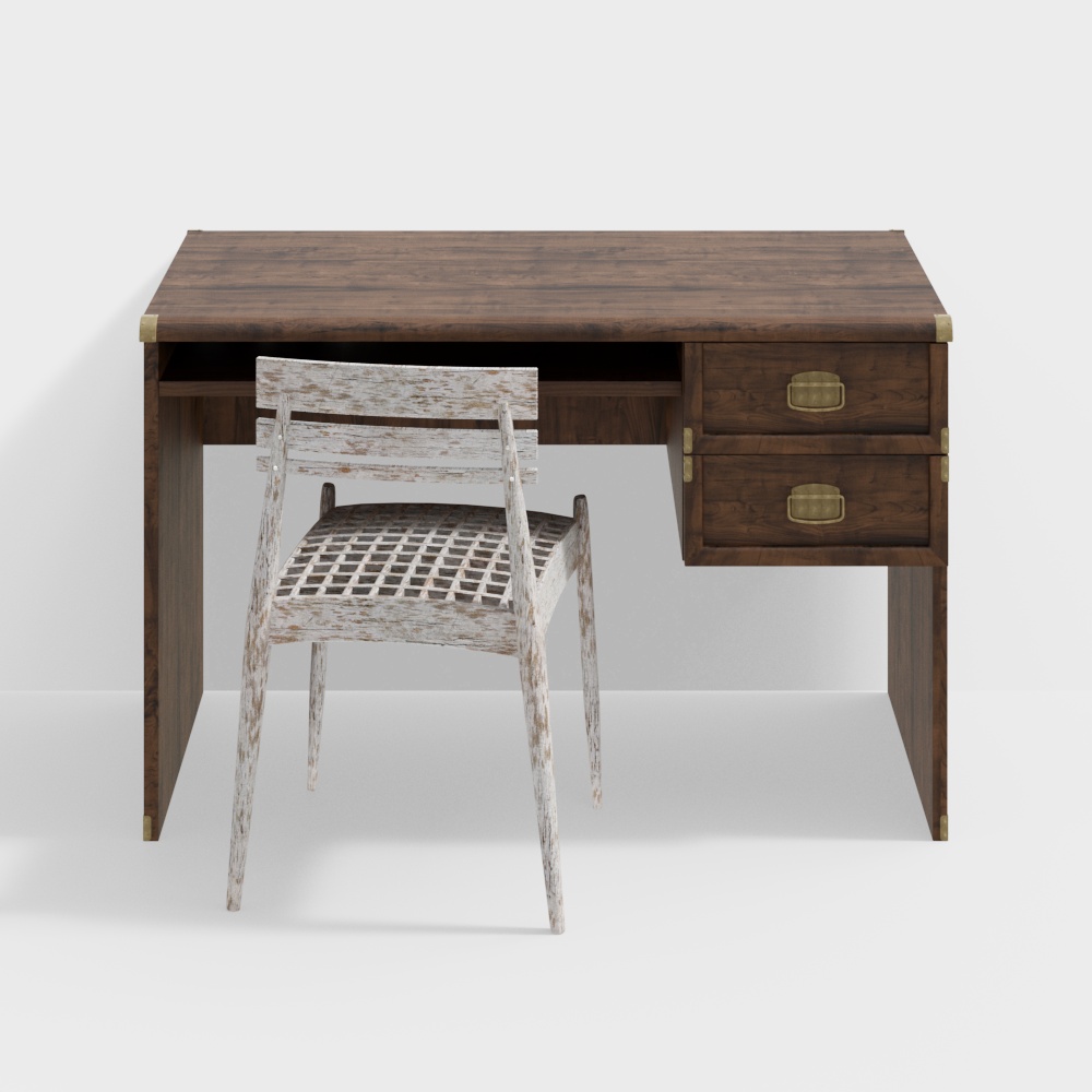 Industrial Style Table and Chair Set