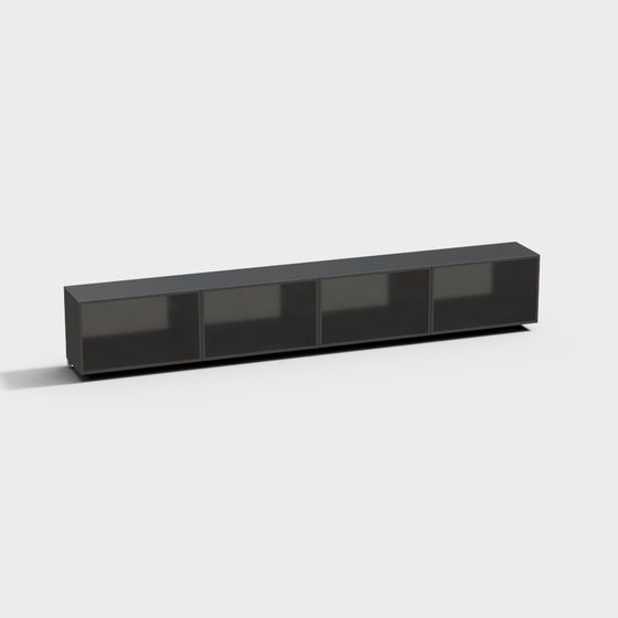 Modern Minimalist TV Cabinet 3D model