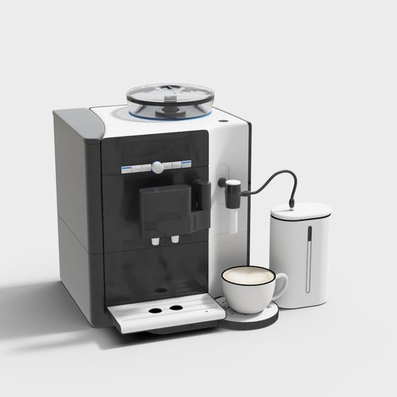 Smart Coffee Machine 3D Model for Modern Living