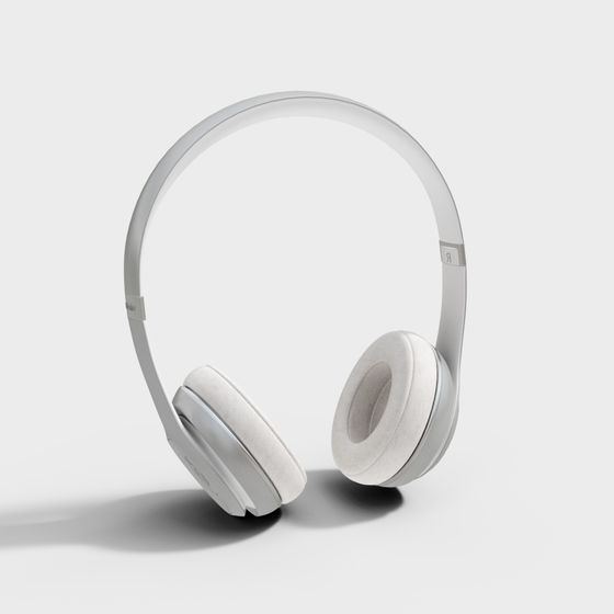 Futuristic Low-Poly Headphones 3D model