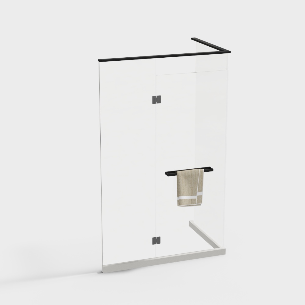 Modern Bathroom Glass Partition