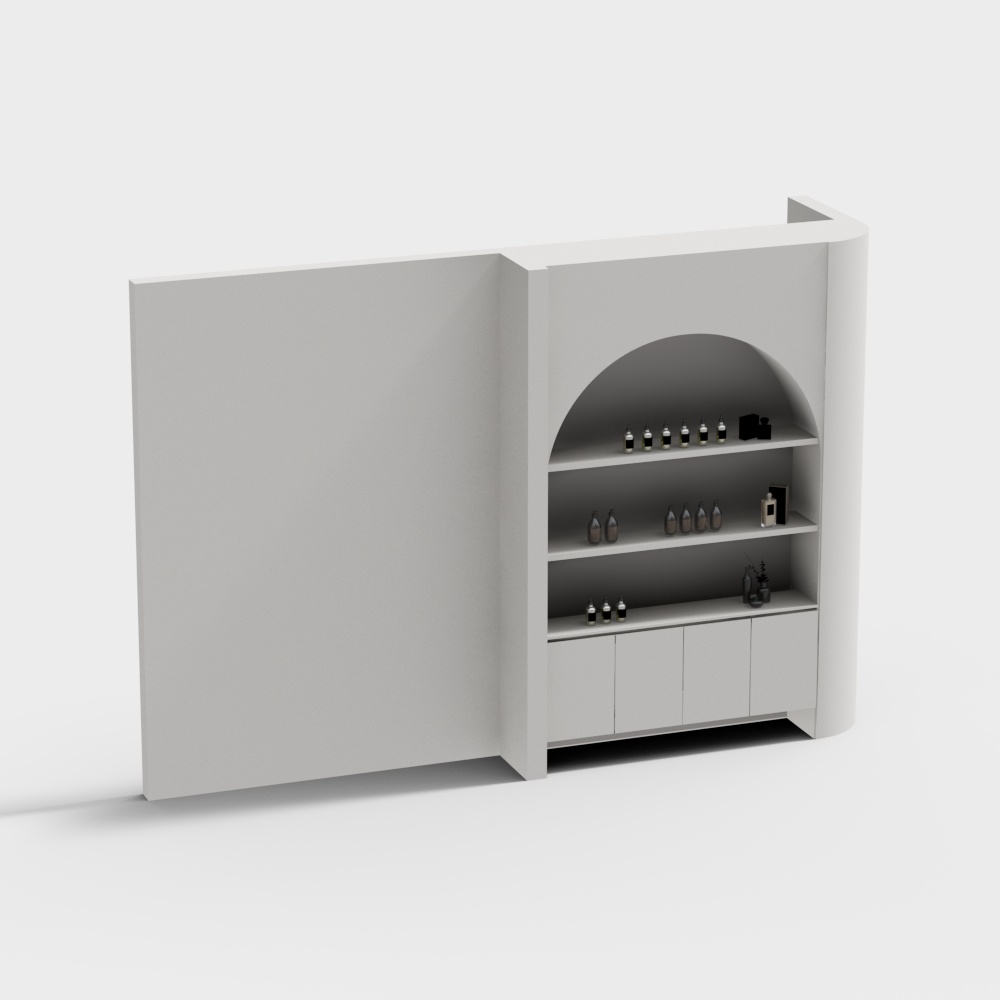 Makeup Shelf Model