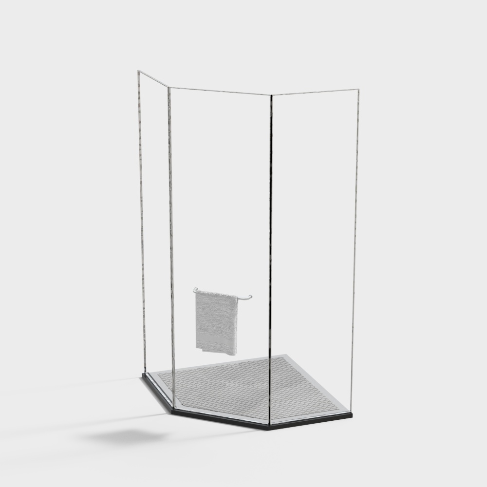 Pannello Separatorio in Vetro per Bagno Moderno