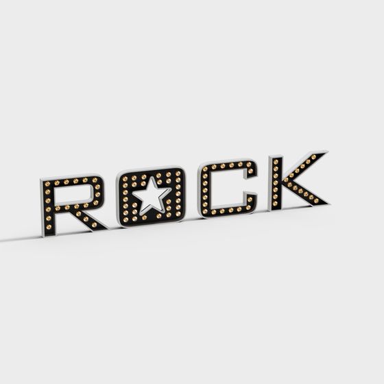 ROCK 3D Model - Vibrant Low Poly Design